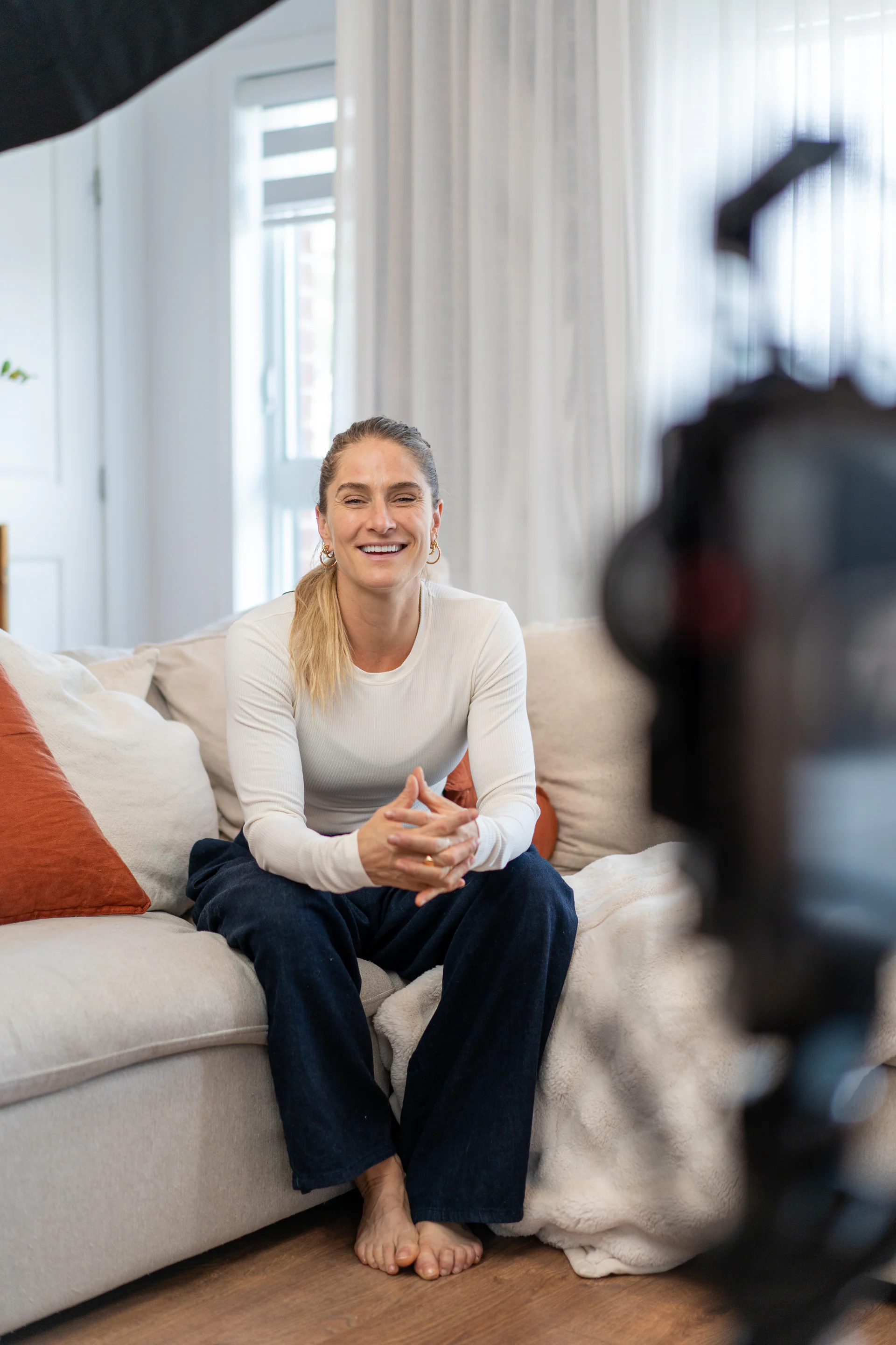 Filming during a dedicated content production day